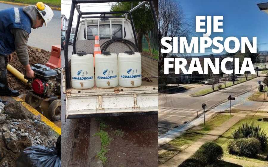Infórmate cuándo y dónde ocuparemos calles en el eje Simpson Francia para mejorar la red de agua del sector
